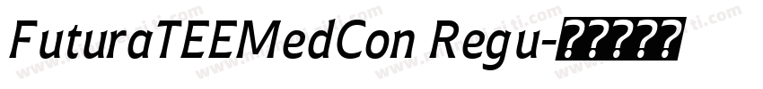 FuturaTEEMedCon Regu字体转换